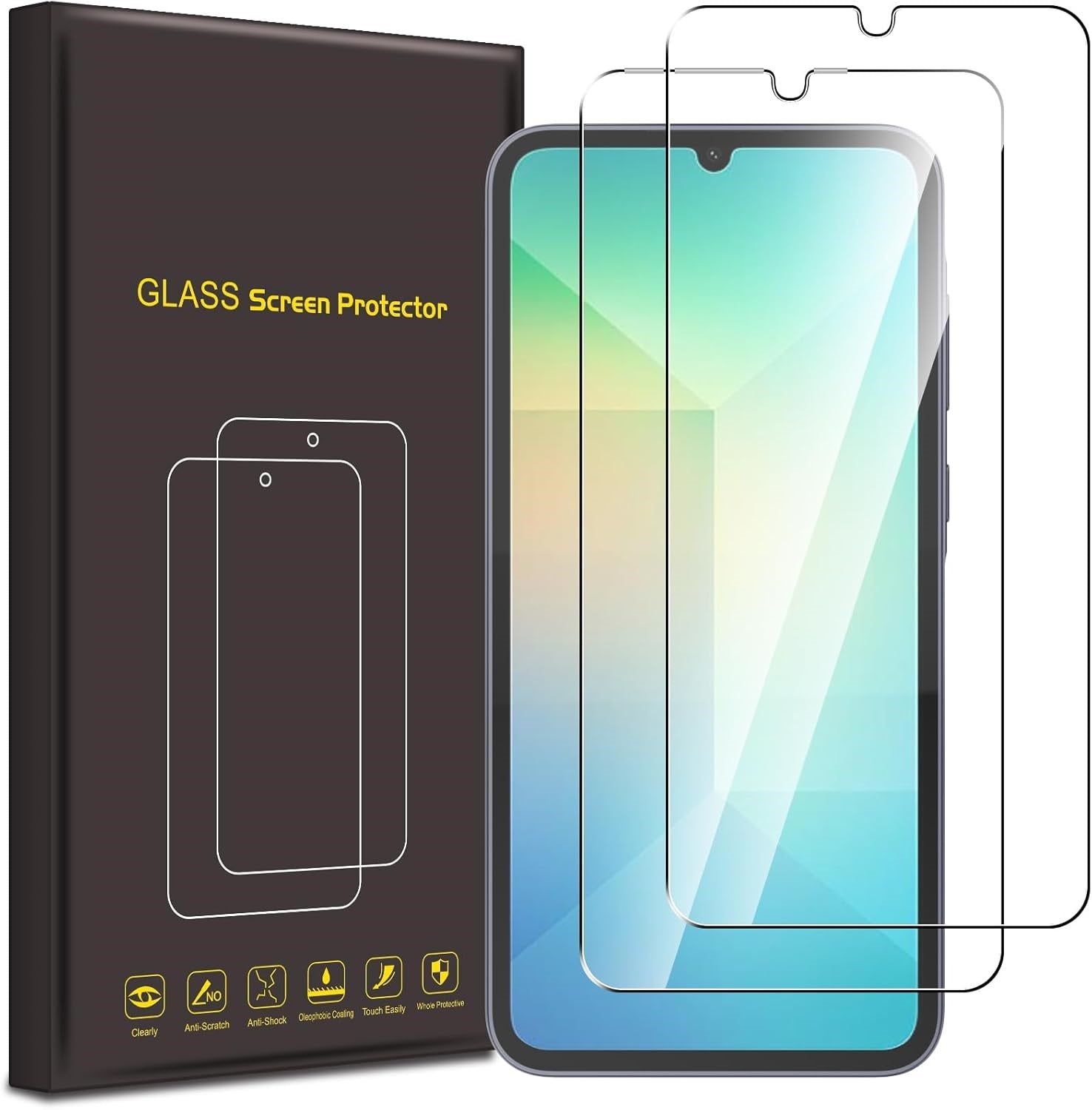 Samsung Galaxy A07 4G Screen Protector Glass [2 Pack]