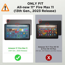 For Amazon Fire Max 11 Case Leather Folio Stand Cover & Screen Protector