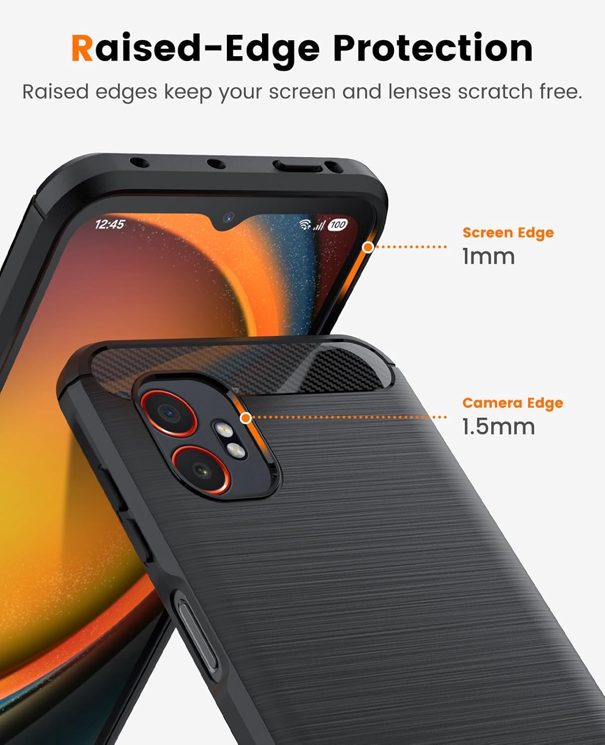Samsung Galaxy XCover 7 Pro Case Carbon Fibre Phone Cover