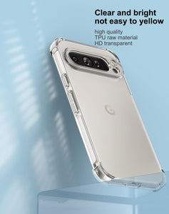 Google Pixel 9 / 9 Pro / XL Case Clear Silicone Shockproof Gel Phone Cover