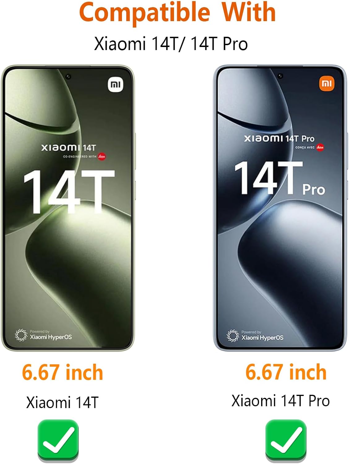Xiaomi 14T / 14T Pro Screen Protector Glass