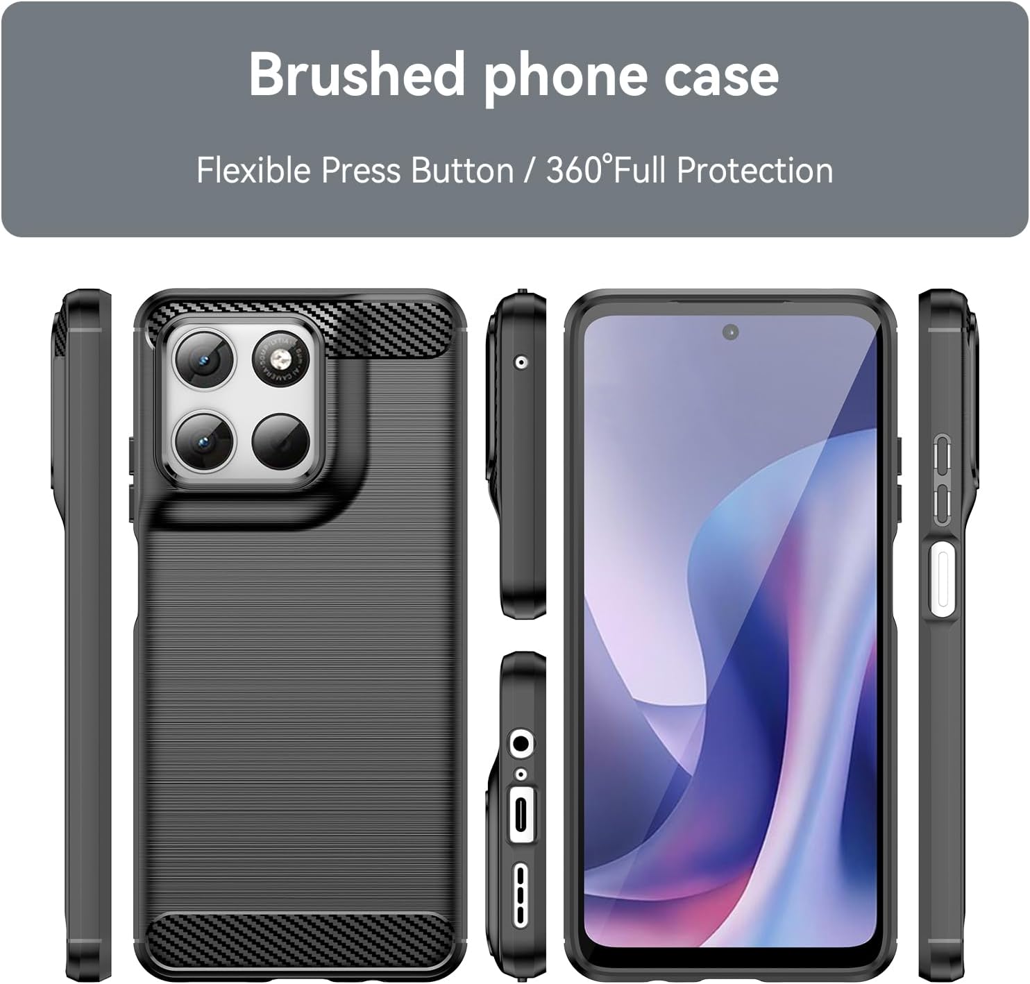 Motorola Edge 70 Case Carbon Fibre Phone Cover