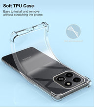 Honor X6b Case Clear Silicone Shockproof Gel Phone Cover