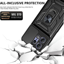 Motorola Edge 50 Neo Case Shockproof Ring Stand Phone Camera Lens Cover