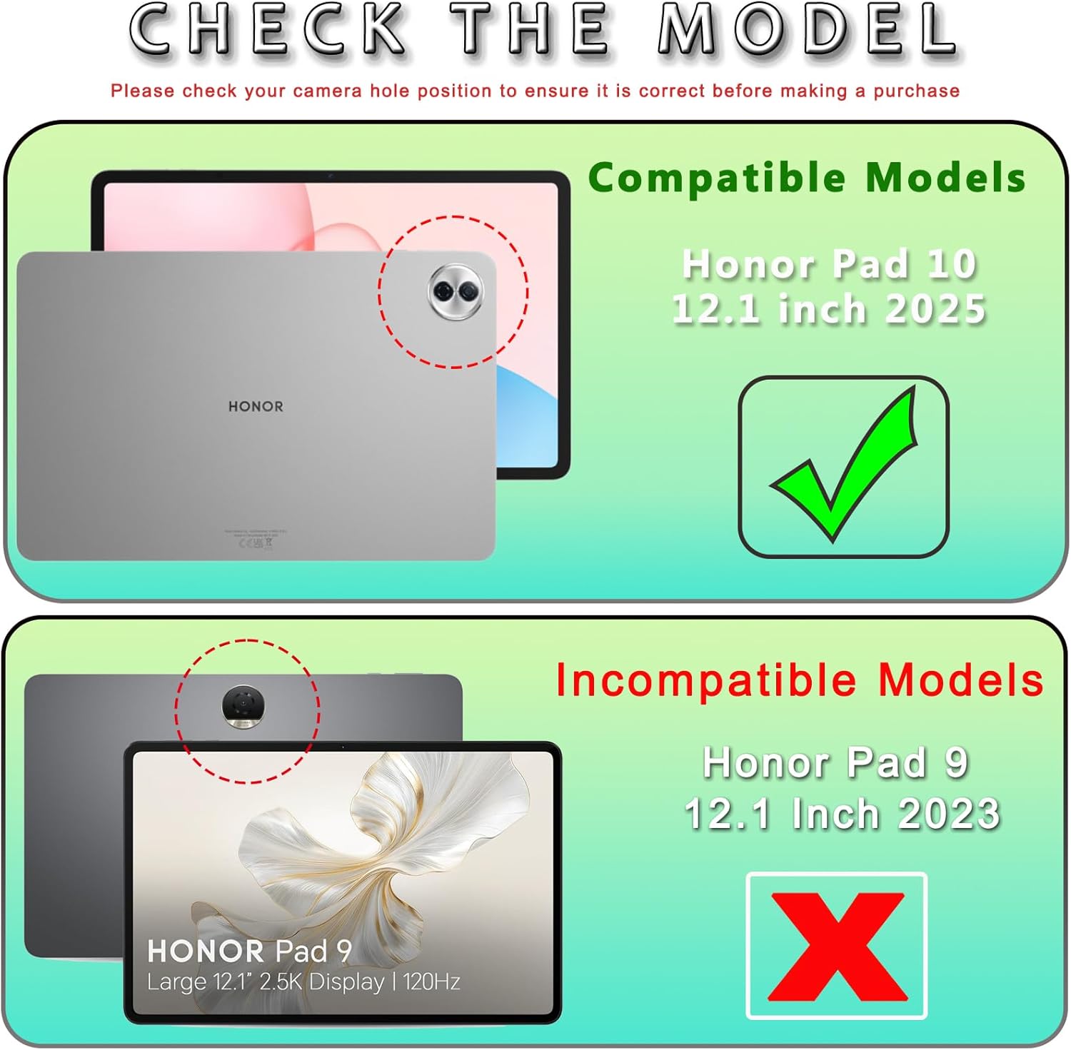 Honor Pad 10 Case Tablet Stand Cover Kids Heavy duty Shockproof Black