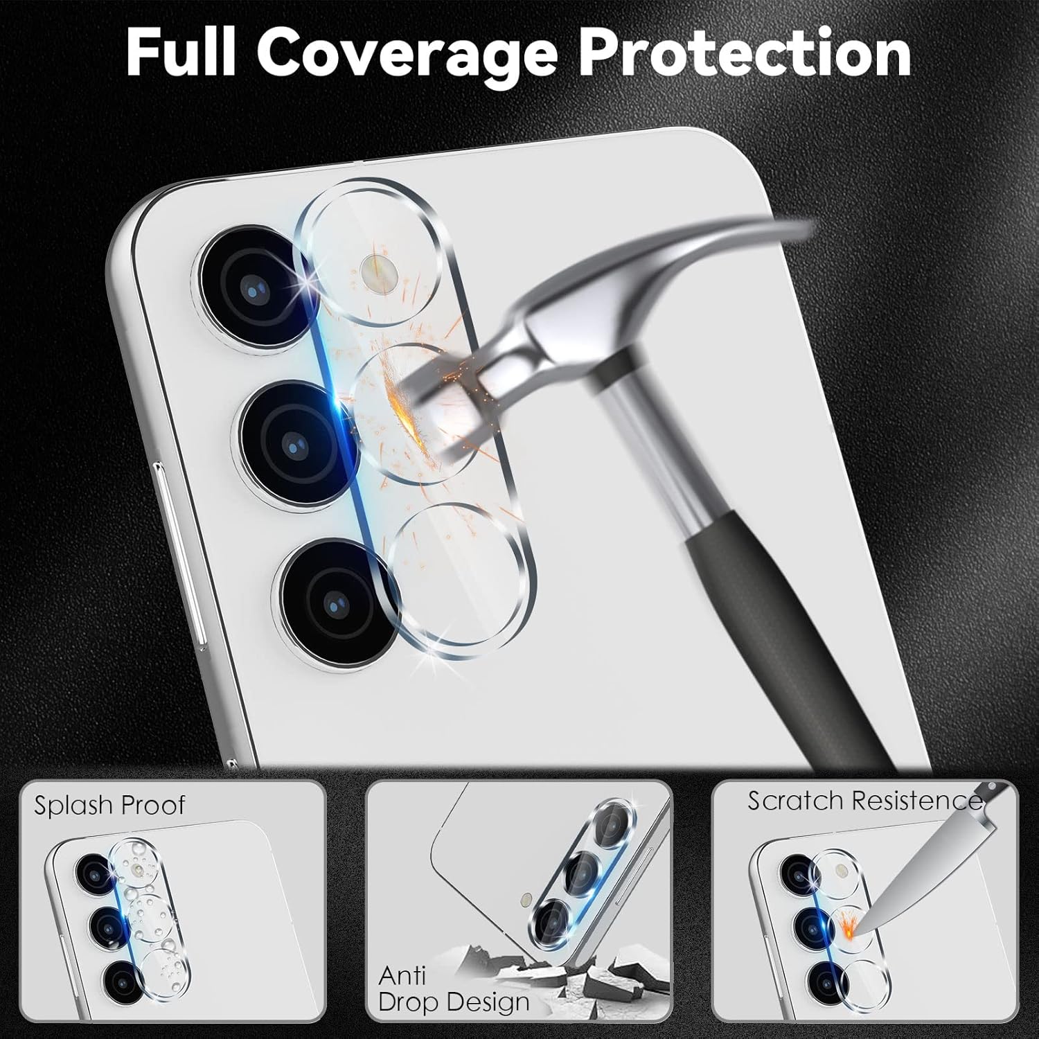 Samsung Galaxy S25 FE Screen Protector Privacy Anti-Spy + Camera