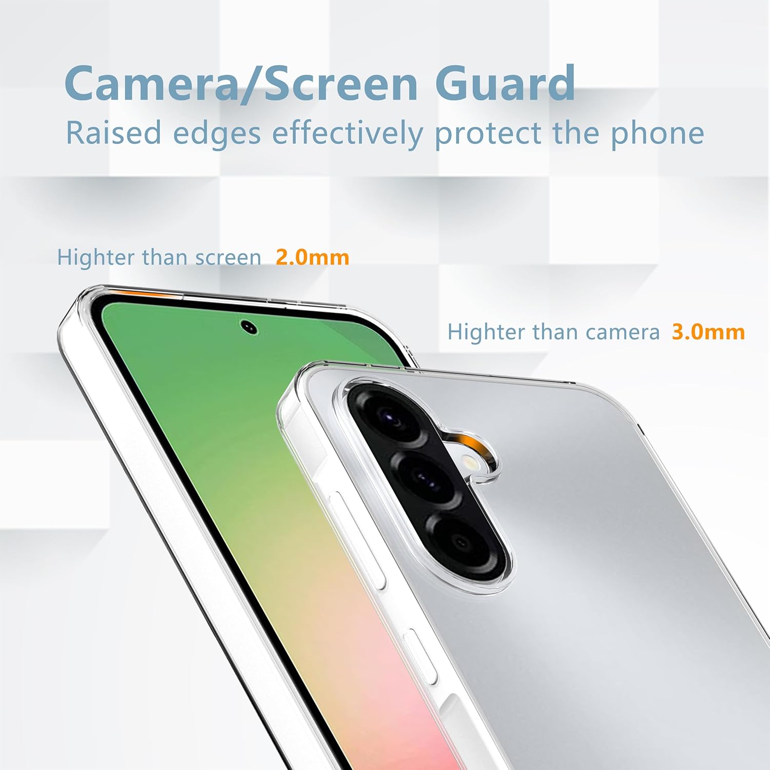 Samsung Galaxy A56 5G Case Clear Phone Gel Cover