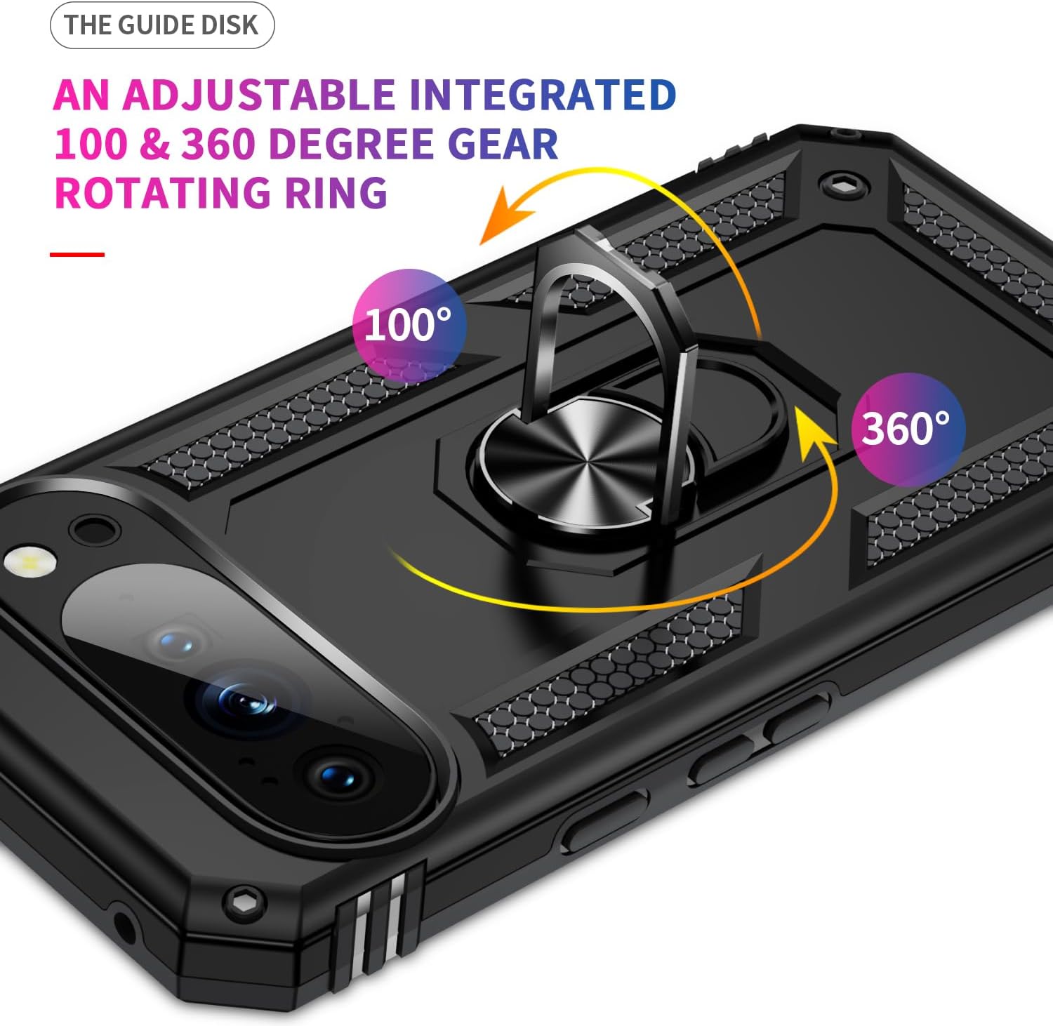 Google Pixel 10 10 Pro 10 XL Case Shockproof Ring Stand Phone Cover
