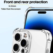 Apple iPhone 15 Pro Case Clear Silicone Shockproof Gel Phone Cover