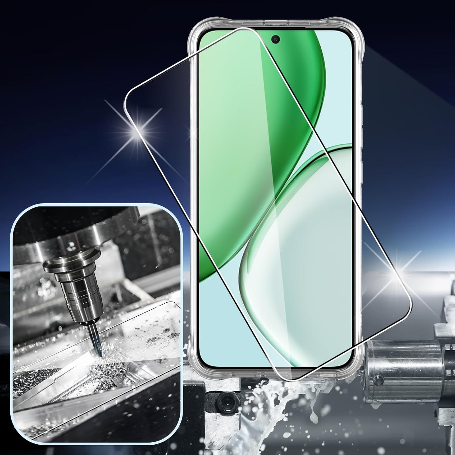 Honor Magic 8 Lite Pro Case Clear Silicone Shockproof Gel Phone Cover