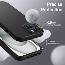 Apple iPhone 15 Plus Case Matte Soft Black Gel Phone Cover