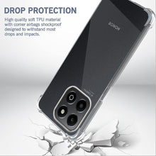 Honor X6b Case Clear Silicone Shockproof Gel Phone Cover
