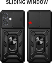 Motorola Moto G14 Case Shockproof Ring Stand Phone Camera Lens Cover & Screen Protector