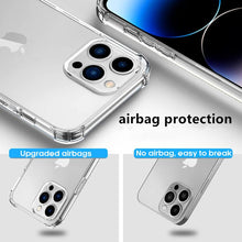 Apple iPhone 15 Pro Case Clear Silicone Shockproof Gel Phone Cover