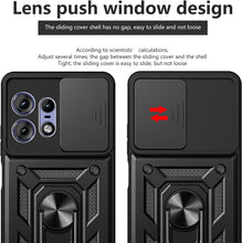 Motorola Edge 50 Neo Case Shockproof Ring Stand Phone Camera Lens Cover