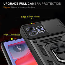 Motorola Edge 50 Neo Case Shockproof Ring Stand Phone Camera Lens Cover