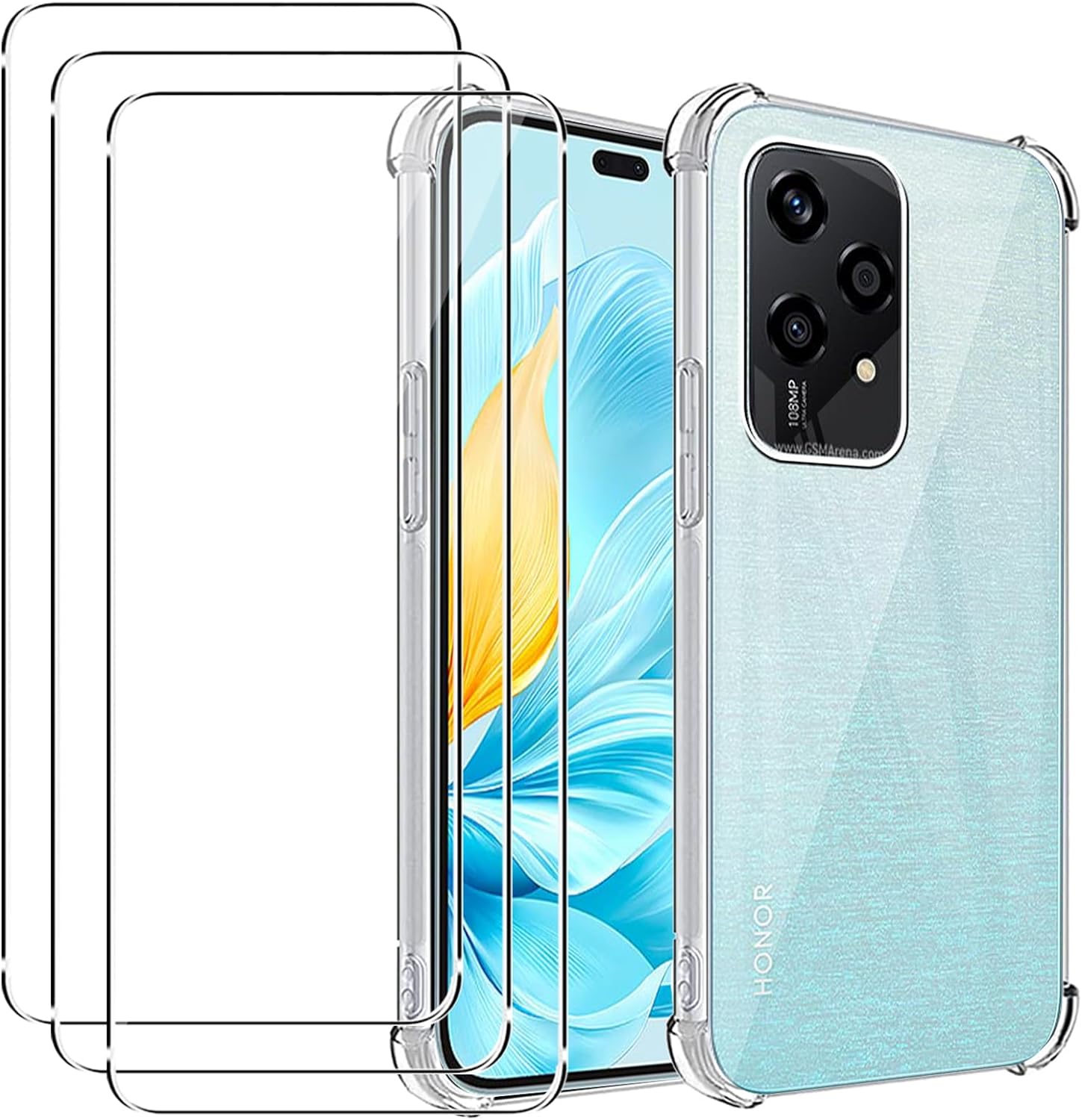 Honor 200 Lite Case Clear Phone Cover & Screen Protector