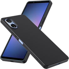 Sony Xperia 5 V Case Matte Soft Black Gel Phone Cover