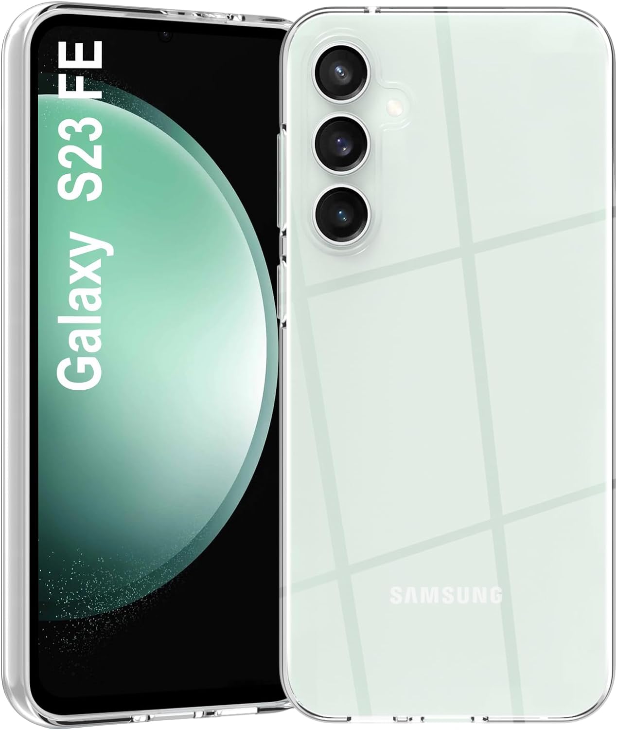 Samsung Galaxy S23 FE Case Clear Silicone Gel Phone Cover