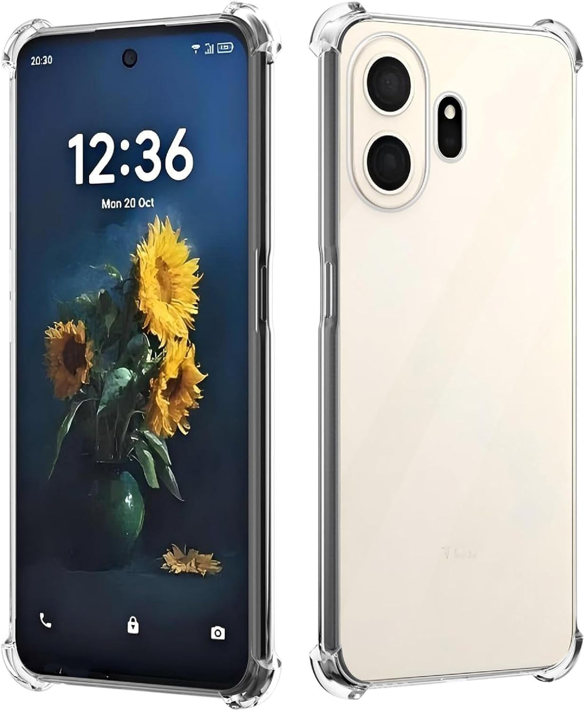 TCL NxtPaper 70 Pro Case Clear Gel Phone Cover