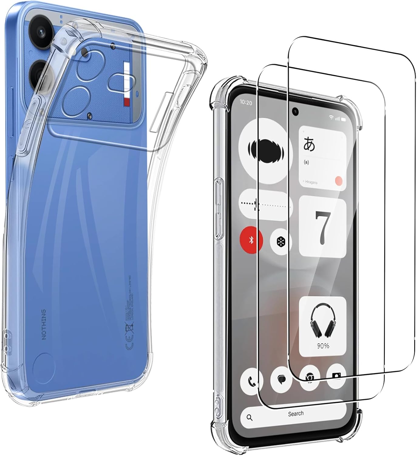 Nothing Phone (4b) Case Clear Silicone Phone Gel Cover