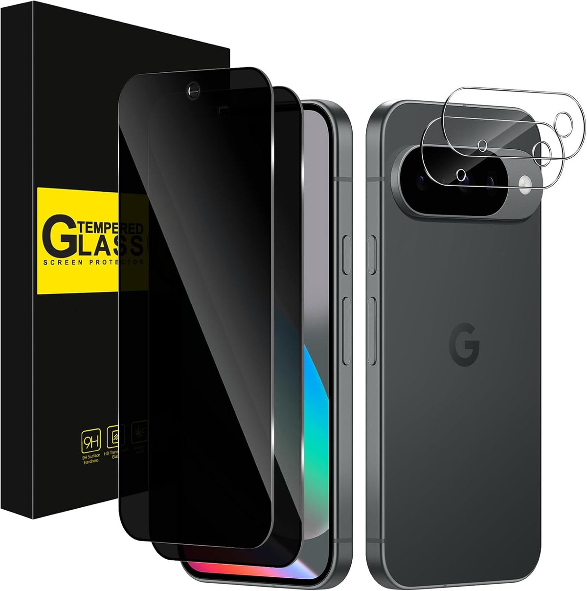 Google Pixel 11 11 Pro 11 XL Screen Protector Privacy Anti-Spy + Camera Lens