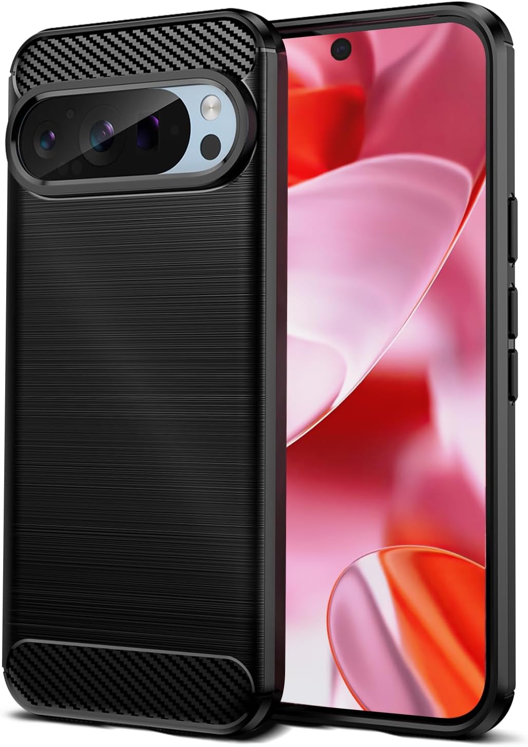 Google Pixel 10 10 Pro 10 XL Case Carbon Fibre Phone Cover