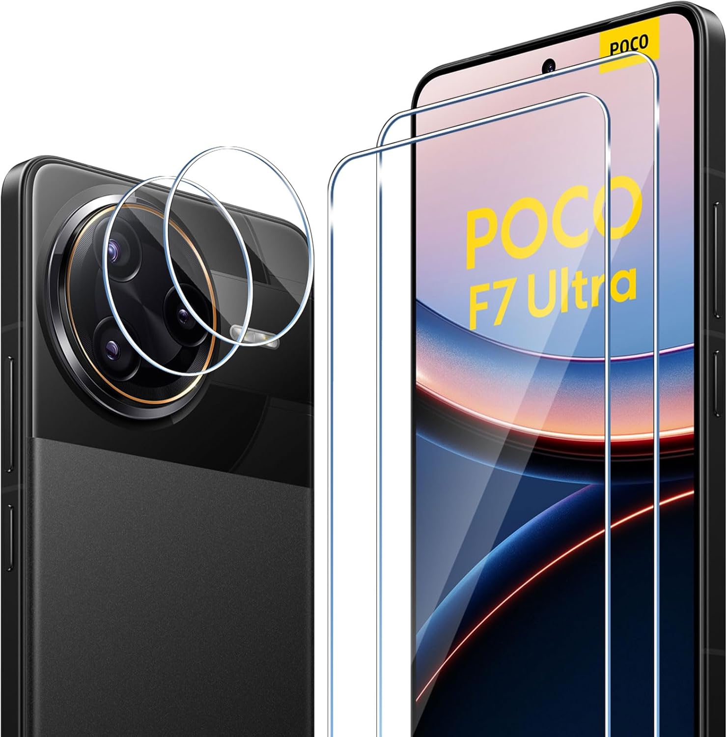 Xiaomi Poco F7 Pro / Ultra Screen Protector & Camera lens