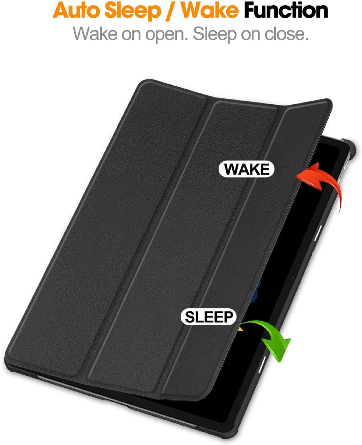 Lenovo Idea Tab Plus Case Smart Book Stand Cover  12.1"