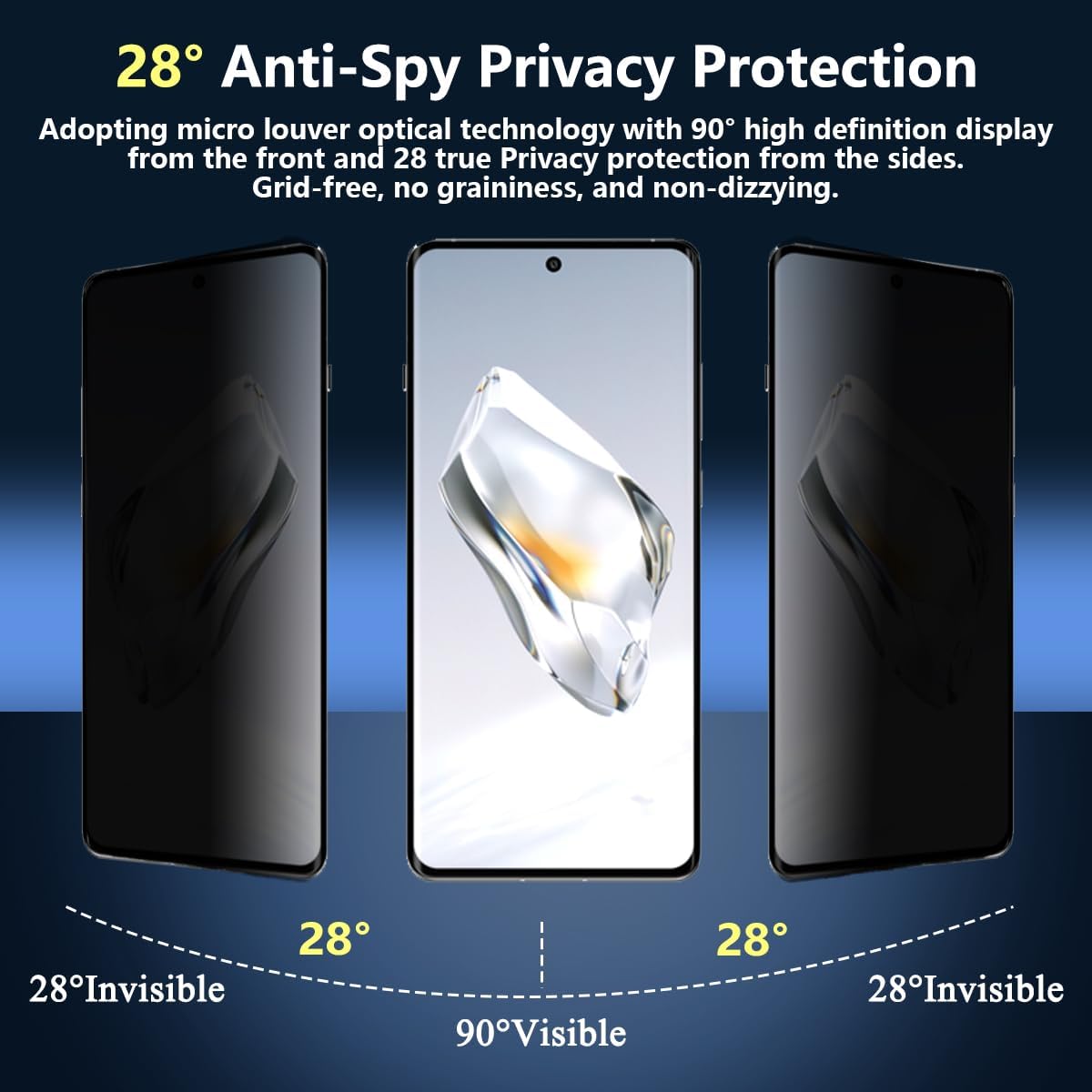 OnePlus 12 Screen Protector Privacy Anti-Spy