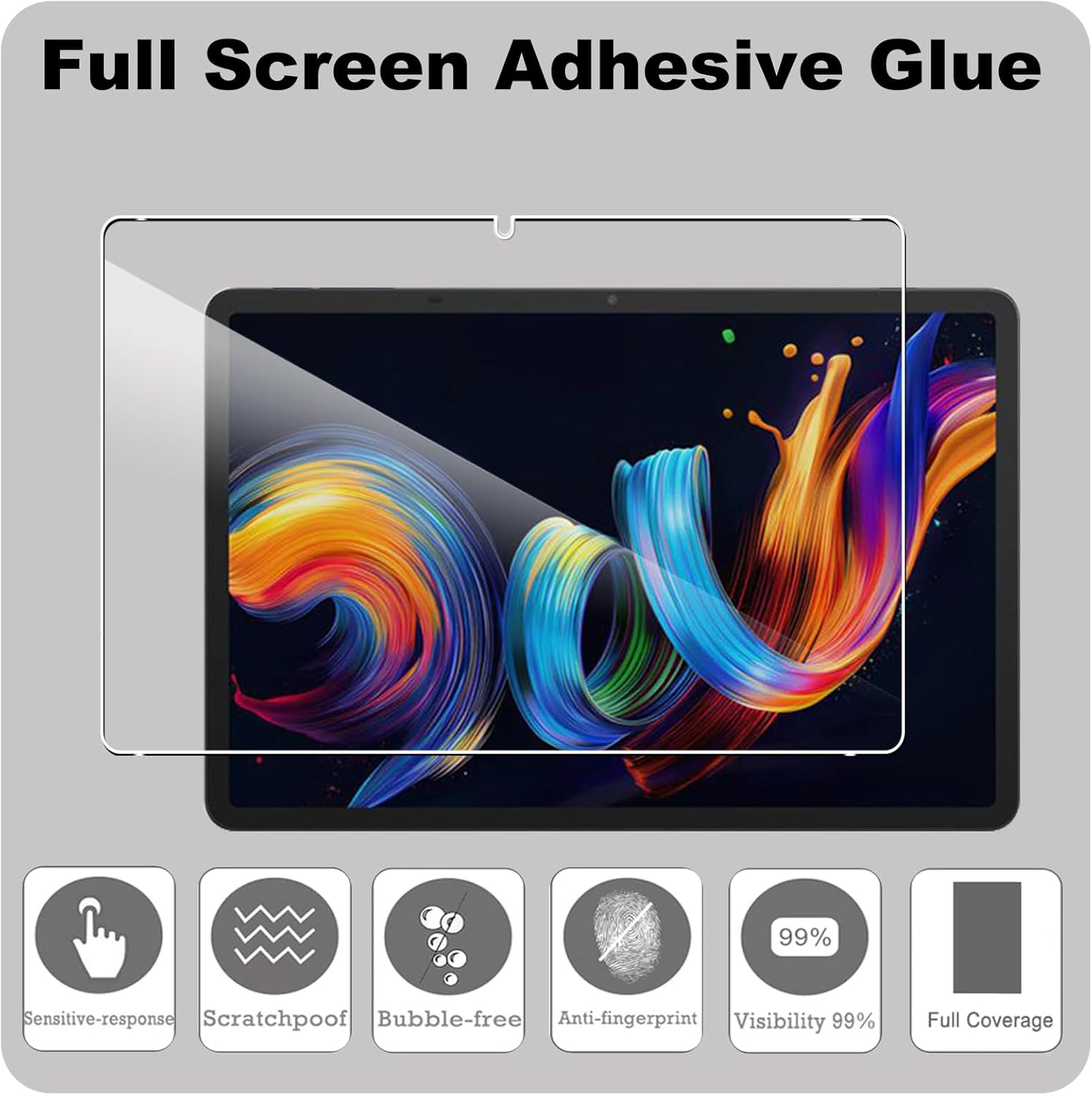 TCL TAB 11 FE 11 Inch creen Protector Glass [2 Pack}