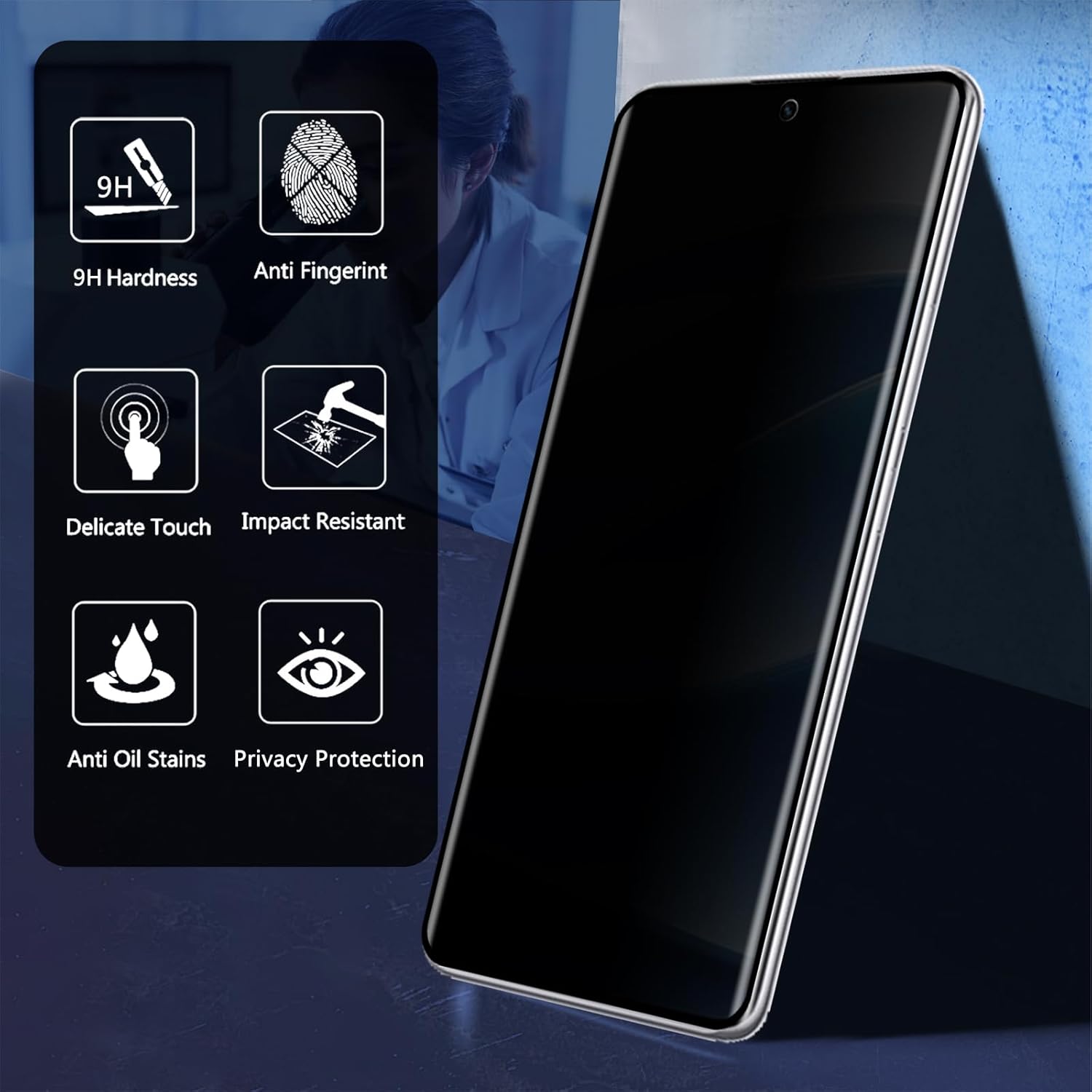 Xiaomi Redmi Note 14 4G 5G Pro Plus Screen Protector Privacy Anti-Spy Glass