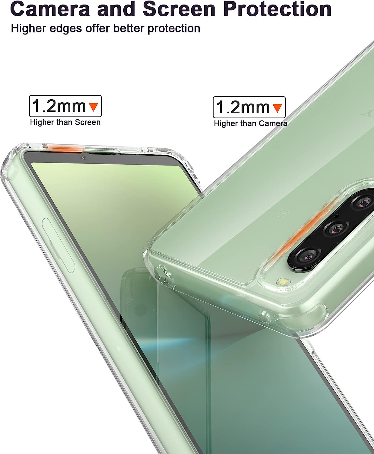 Sony Xperia 10 V Case Clear Silicone Gel Phone Cover