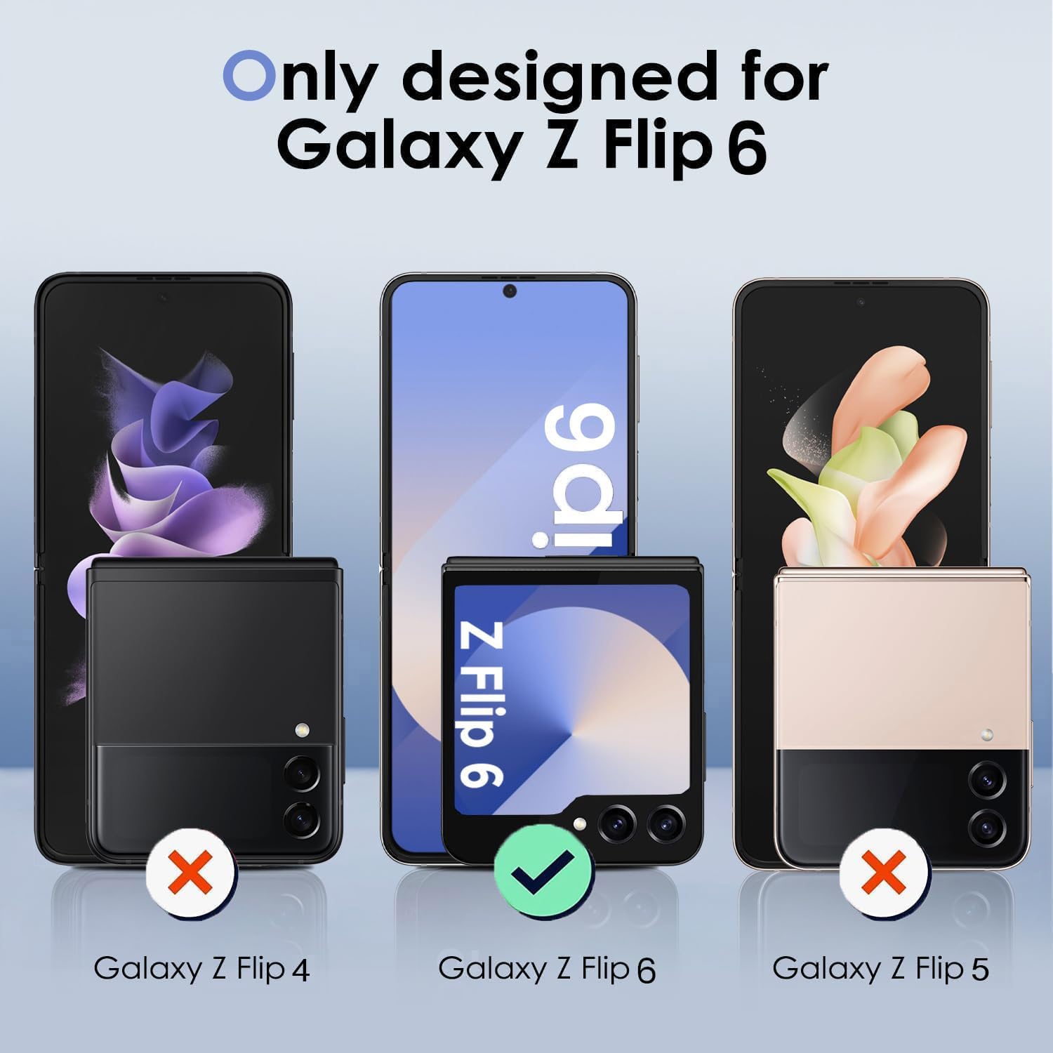 Samsung Galaxy Z Flip 6 Case Clear Phone Cover