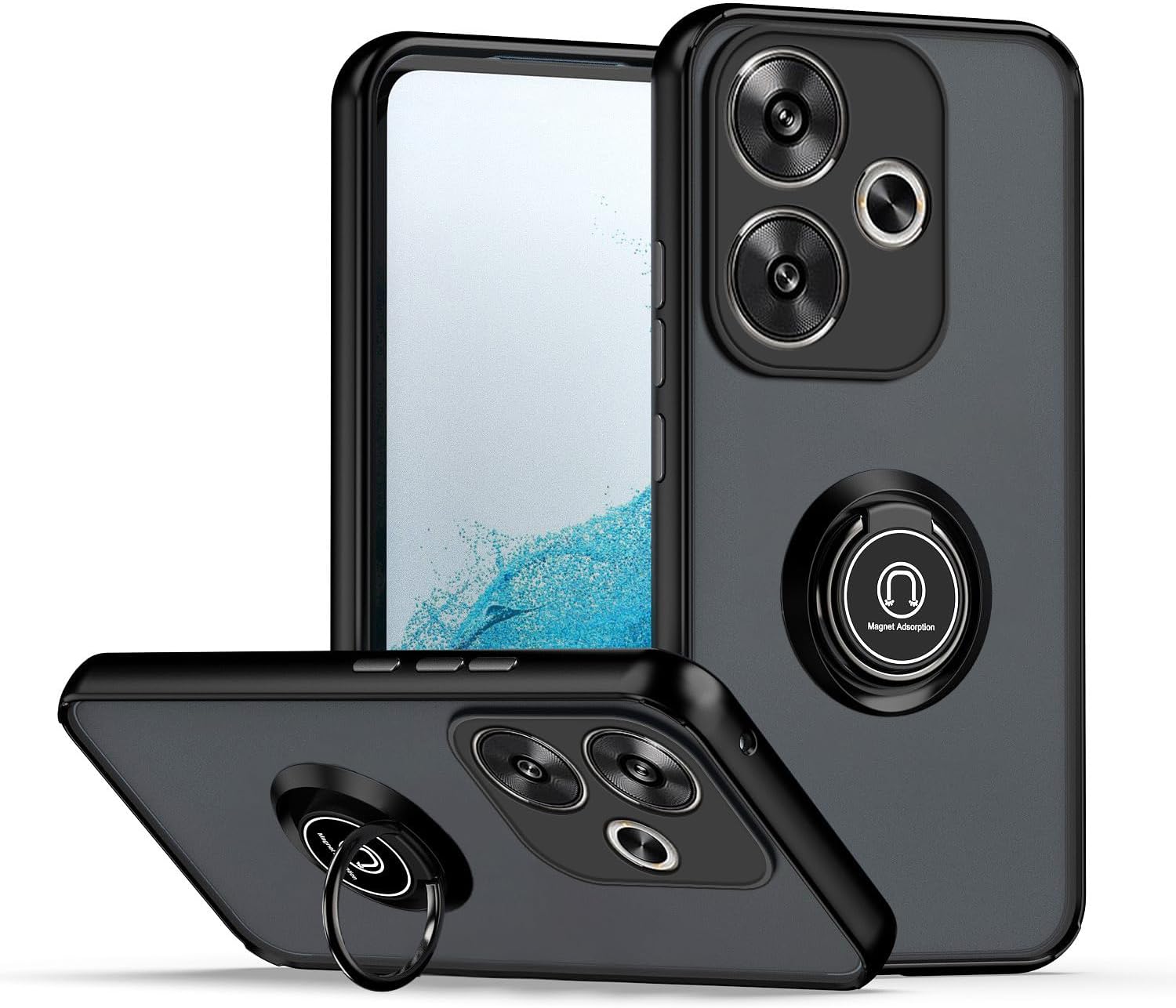 Xiaomi Poco F6 Case Kickstand Shockproof Cover Heavy Duty