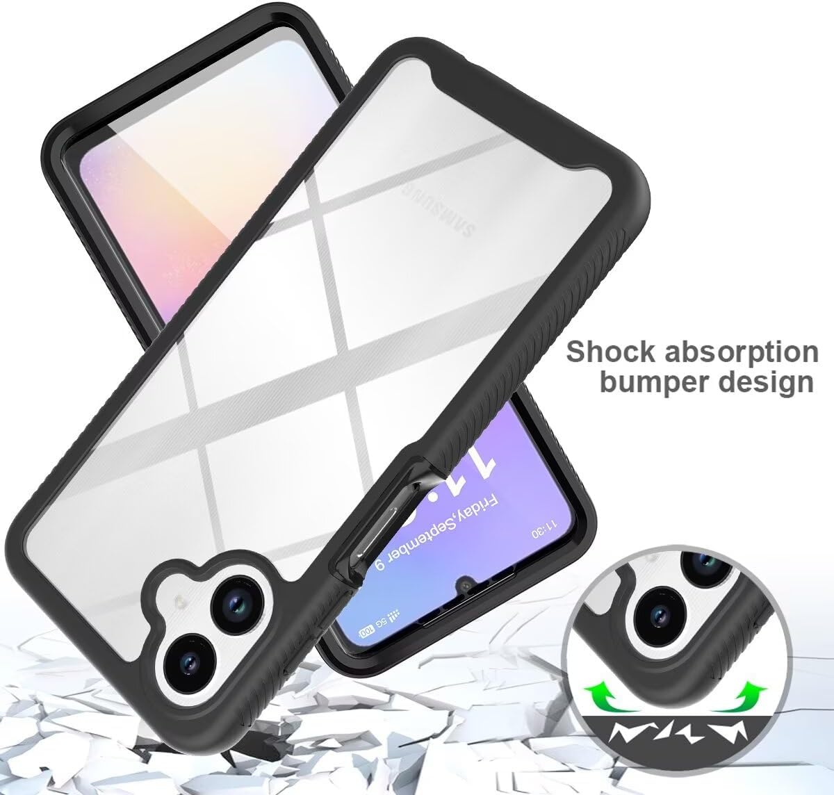 Samsung Galaxy A06 Case 360 Full Body Screen Protector Cover