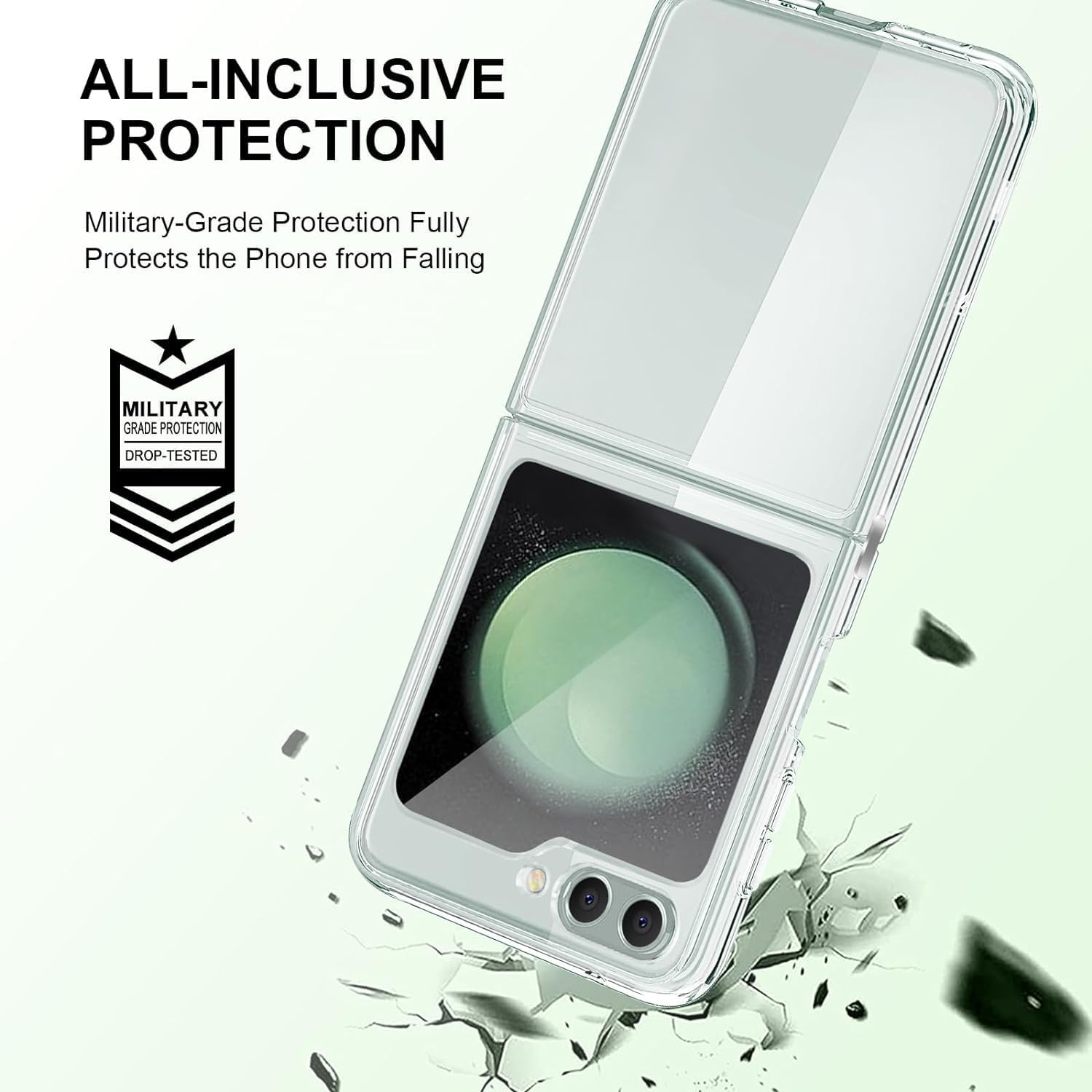 Samsung Galaxy Z Flip 6 Case Clear Hard Phone Cover