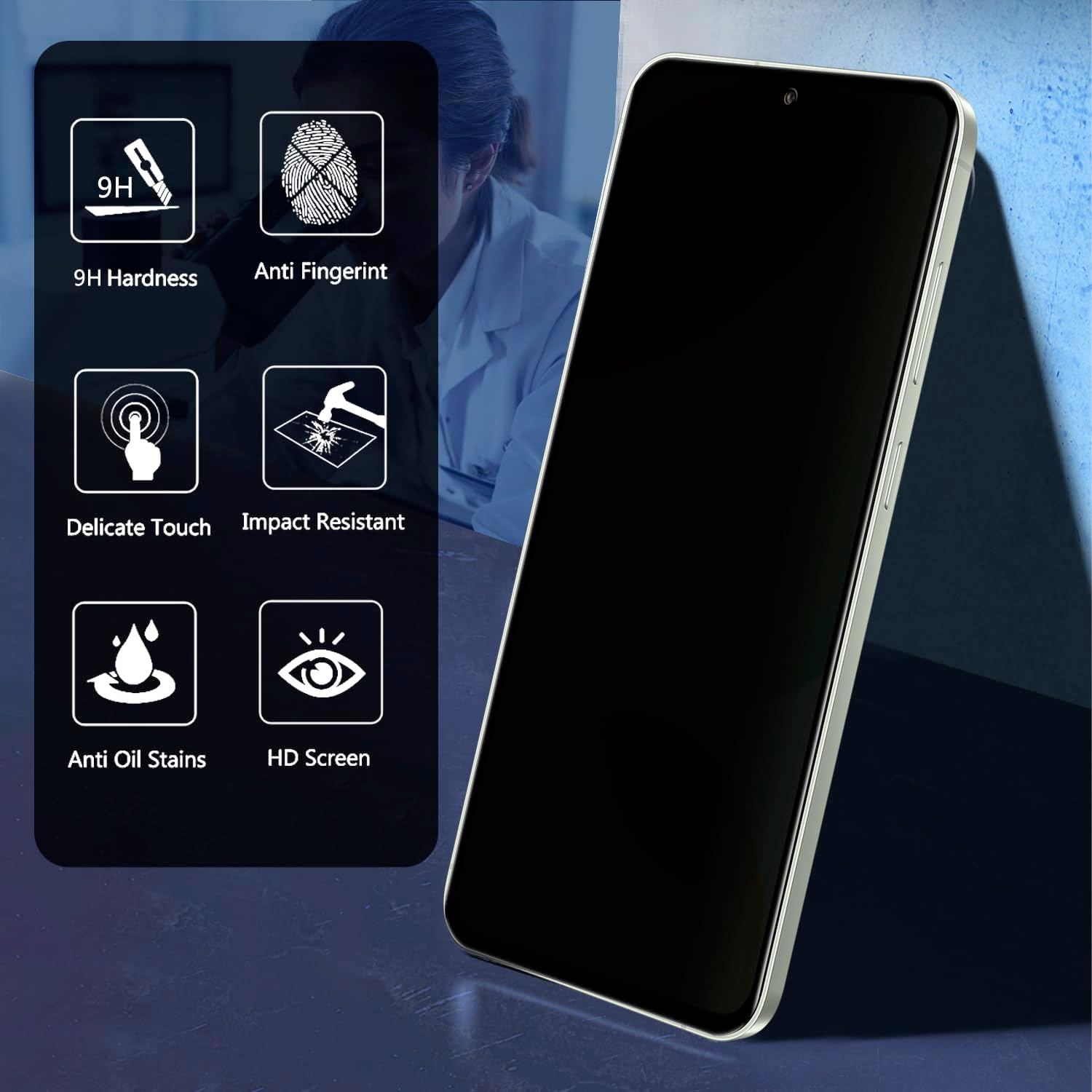 Samsung Galaxy S24 FE Screen Protector Privacy Anti-Spy
