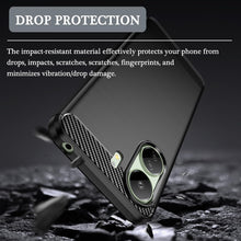 Xiaomi Redmi 13C / Poco C65 Case Carbon Fibre Phone Cover & Screen Protector