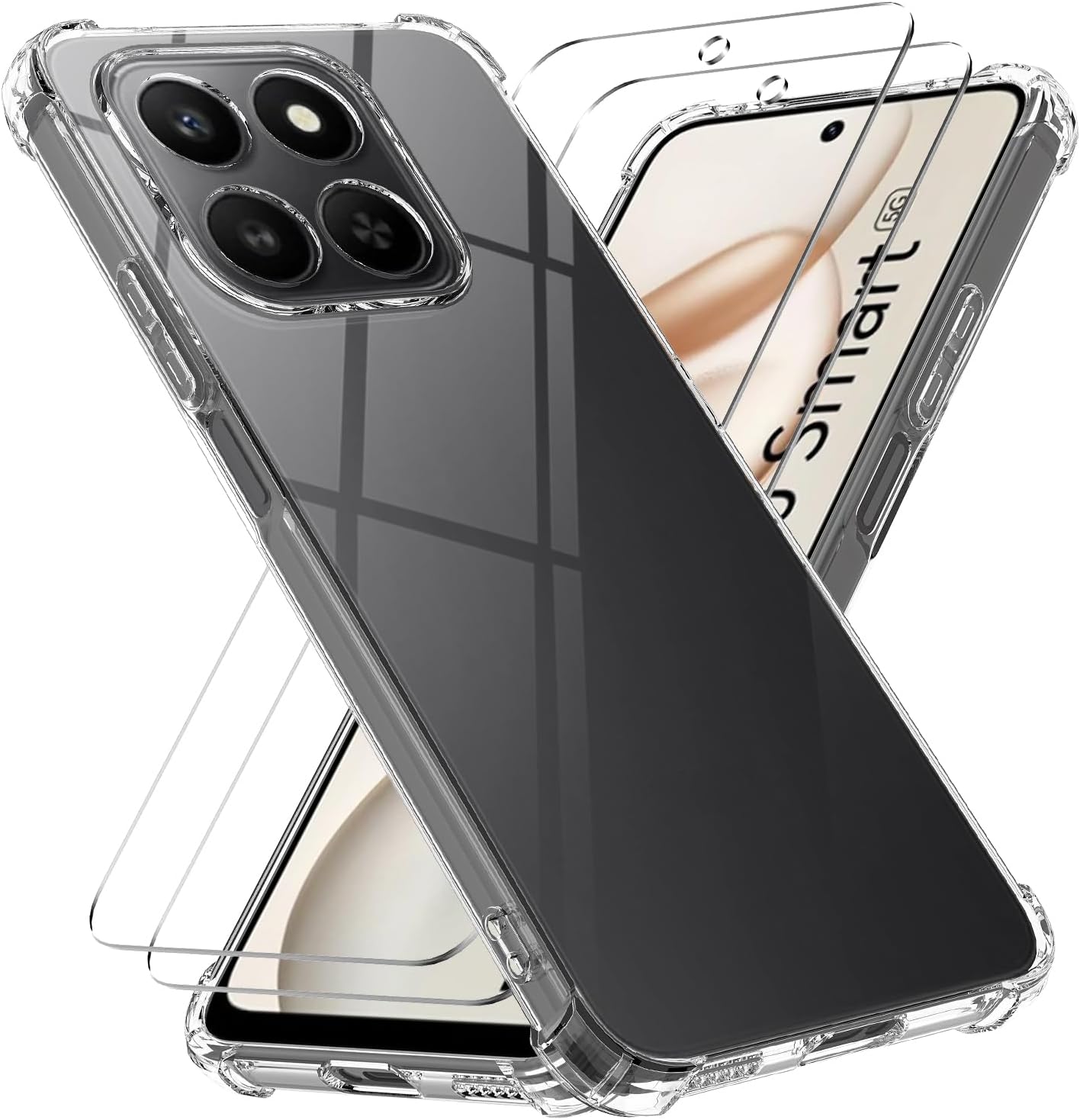 Honor 400 Smart Case Clear Phone Cover & Screen Protector