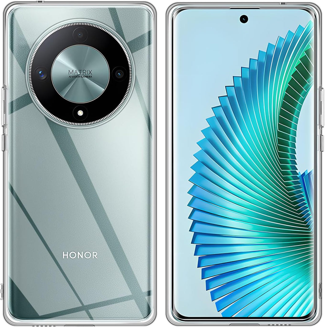 Honor Magic 6 Lite Case Clear Silicone Gel Phone Cover