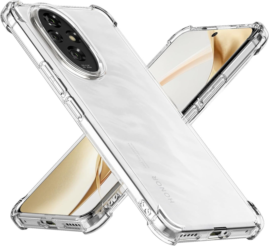 Honor 200 Case Clear Silicone Shockproof Gel Phone Cover