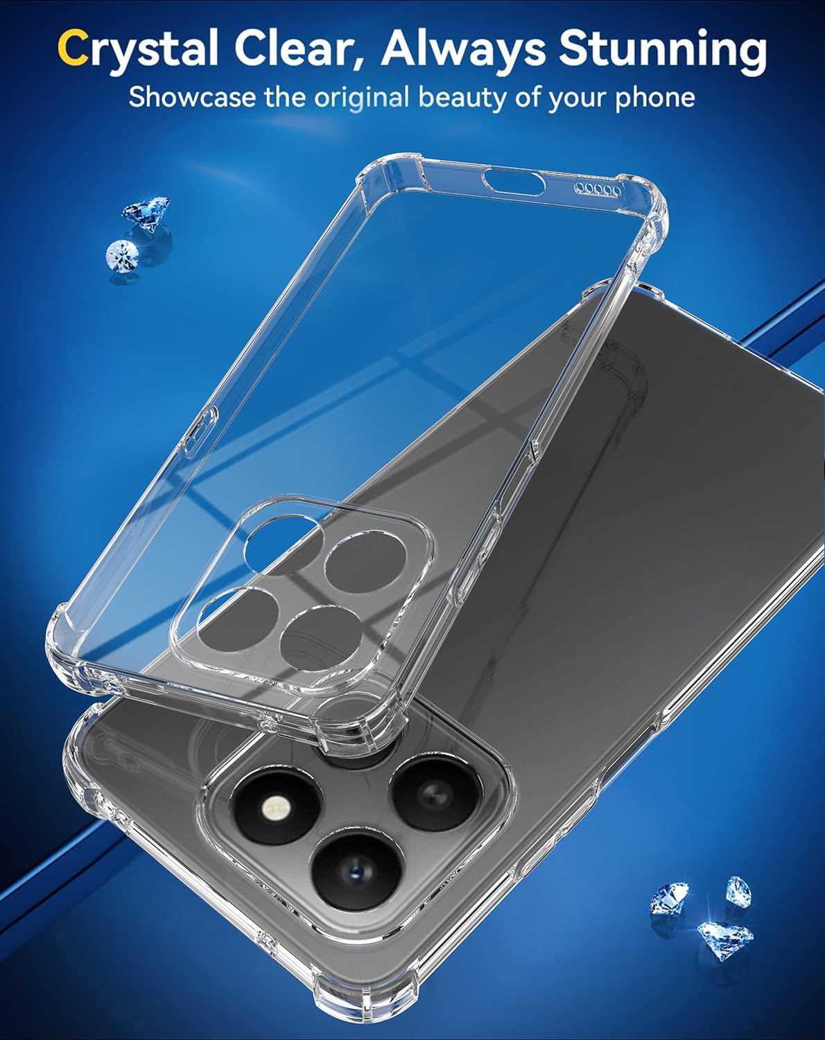 Honor 400 Smart Case Clear Phone Cover & Screen Protector