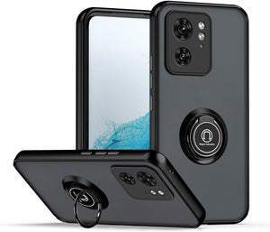Motorola Edge 40 Case Kickstand Shockproof Cover Heavy Duty & Screen Protector