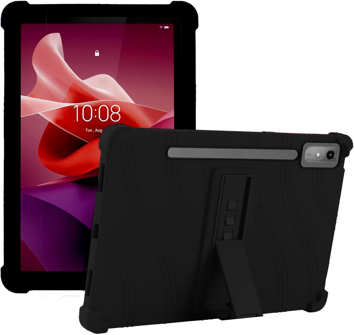 Lenovo Tab P12 Case Tablet Stand Cover Kids Heavy duty Shockproof Black