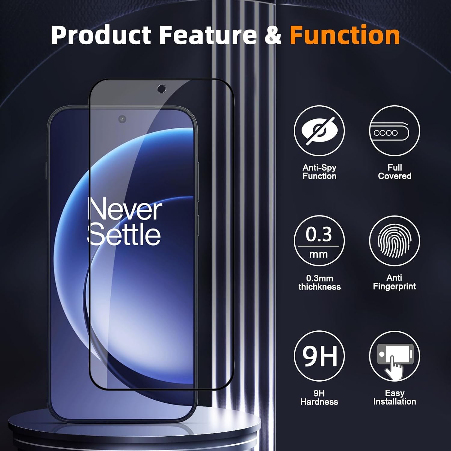 OnePlus 15 Screen Protector Privacy Anti-Spy