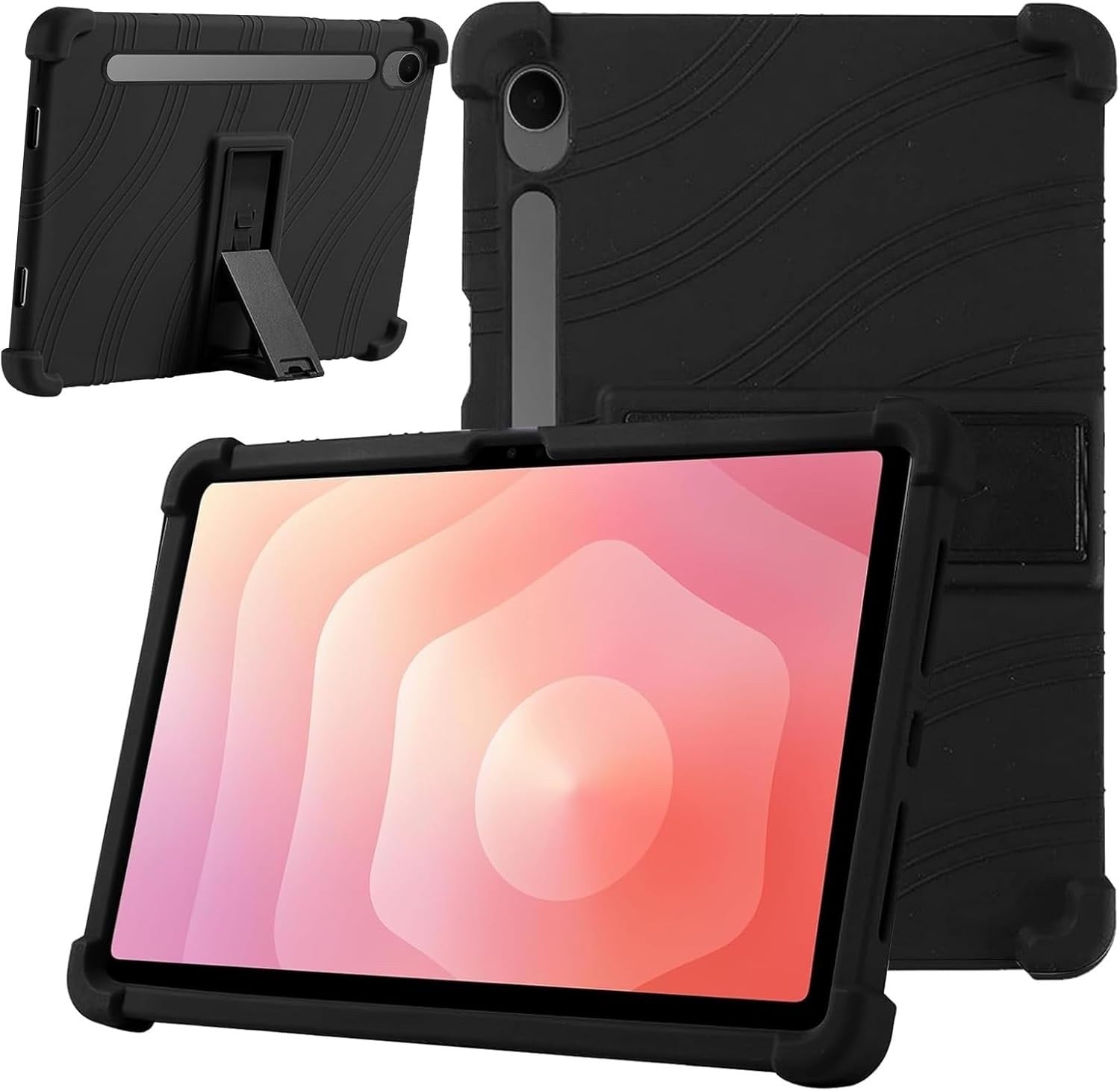 Samsung Galaxy Tab S10 Lite Case Tablet Stand Cover Kids Heavy duty Shockproof Black