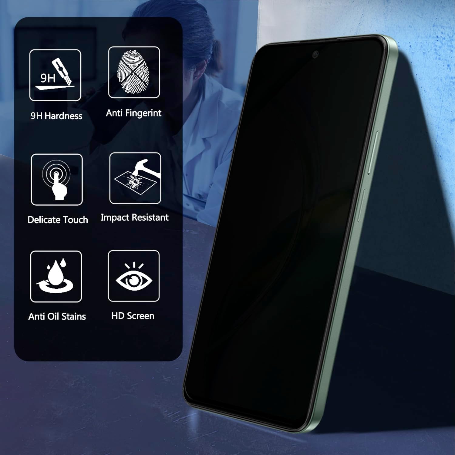 Honor X5c Plus Screen Protector Privacy Anti-Spy