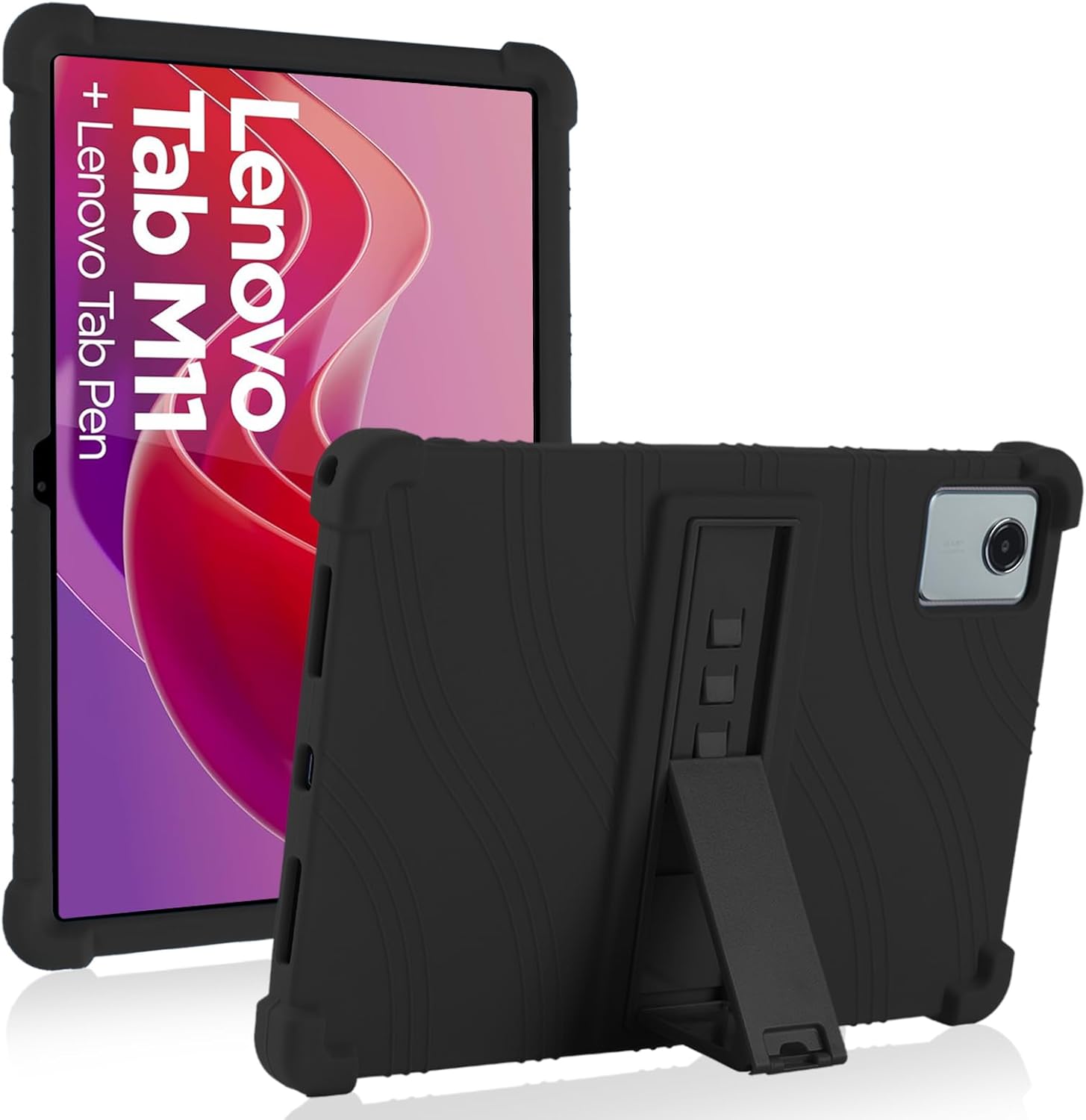 Lenovo Tab M11 Case Tablet Stand Cover Kids Heavy duty Shockproof Black