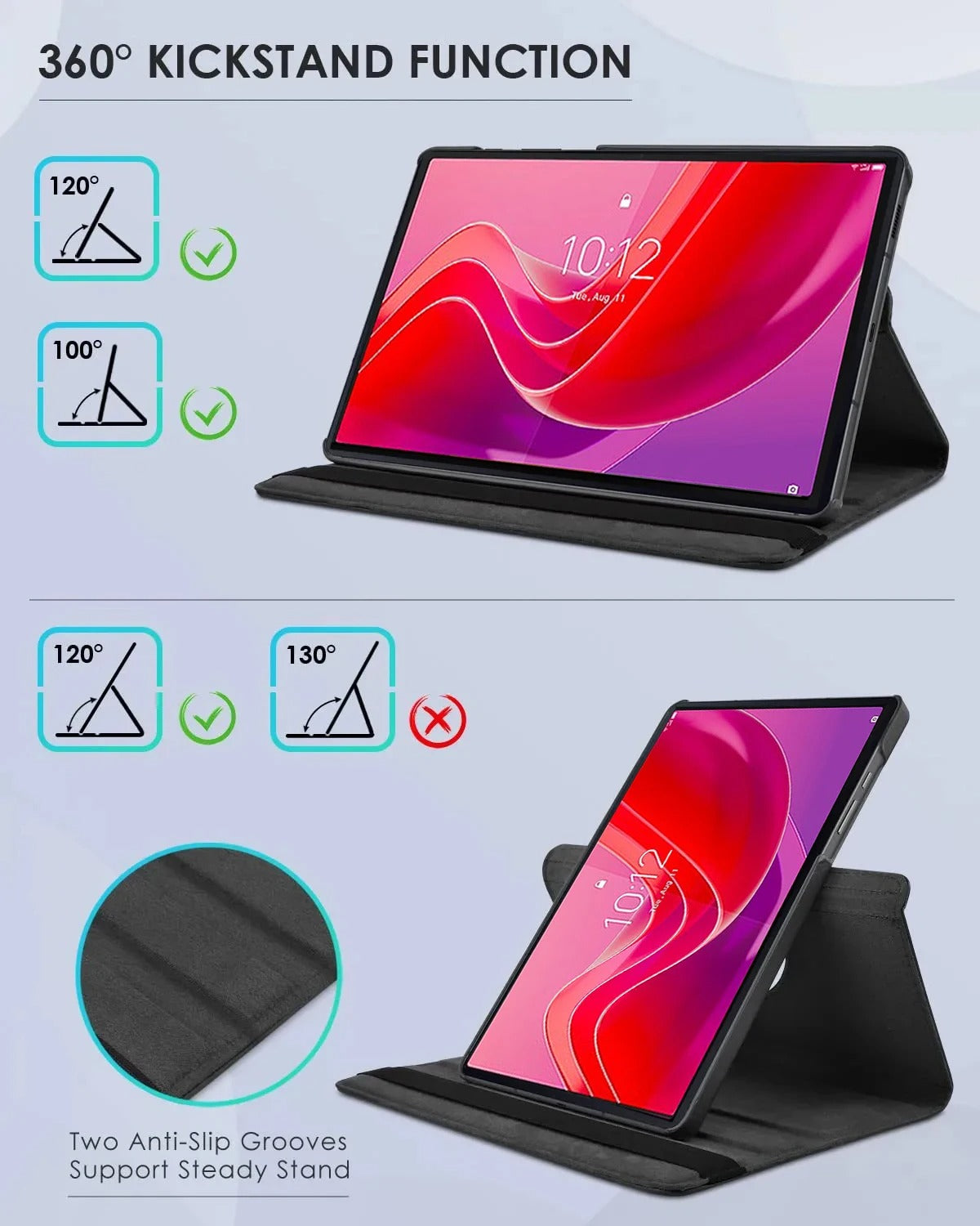 Lenovo Tab M11 Case Stand Cover 360 ° Rotating